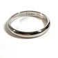 CARTIER Platinum Logo Accessory Jewelry Ring Pt950 Men's Silver