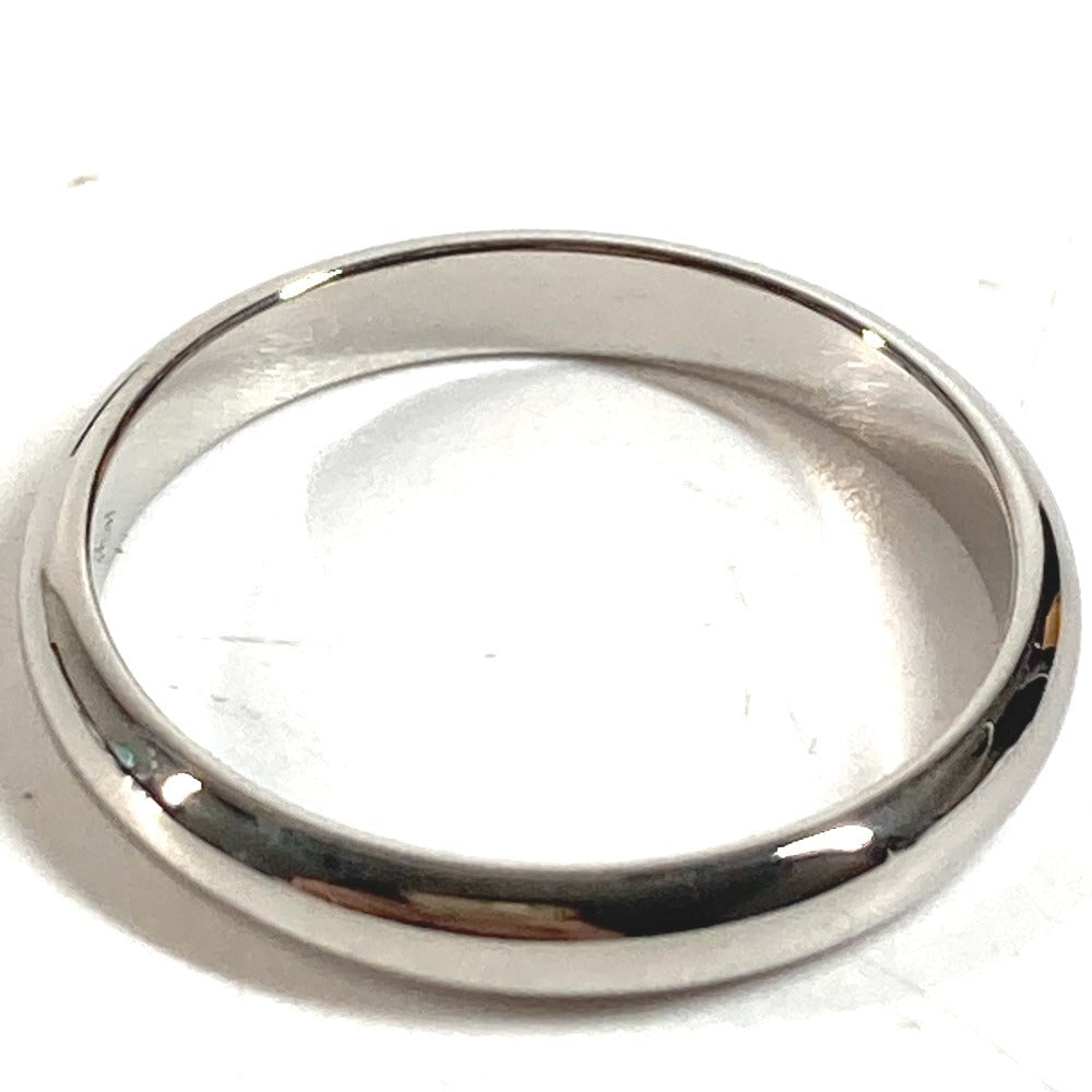 CARTIER Platinum Logo Accessory Jewelry Ring Pt950 Men's Silver