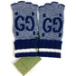 GUCCI 726586 Logo GG Fingerless Gloves Accessories Knit Gloves Cashmere Women's Navy