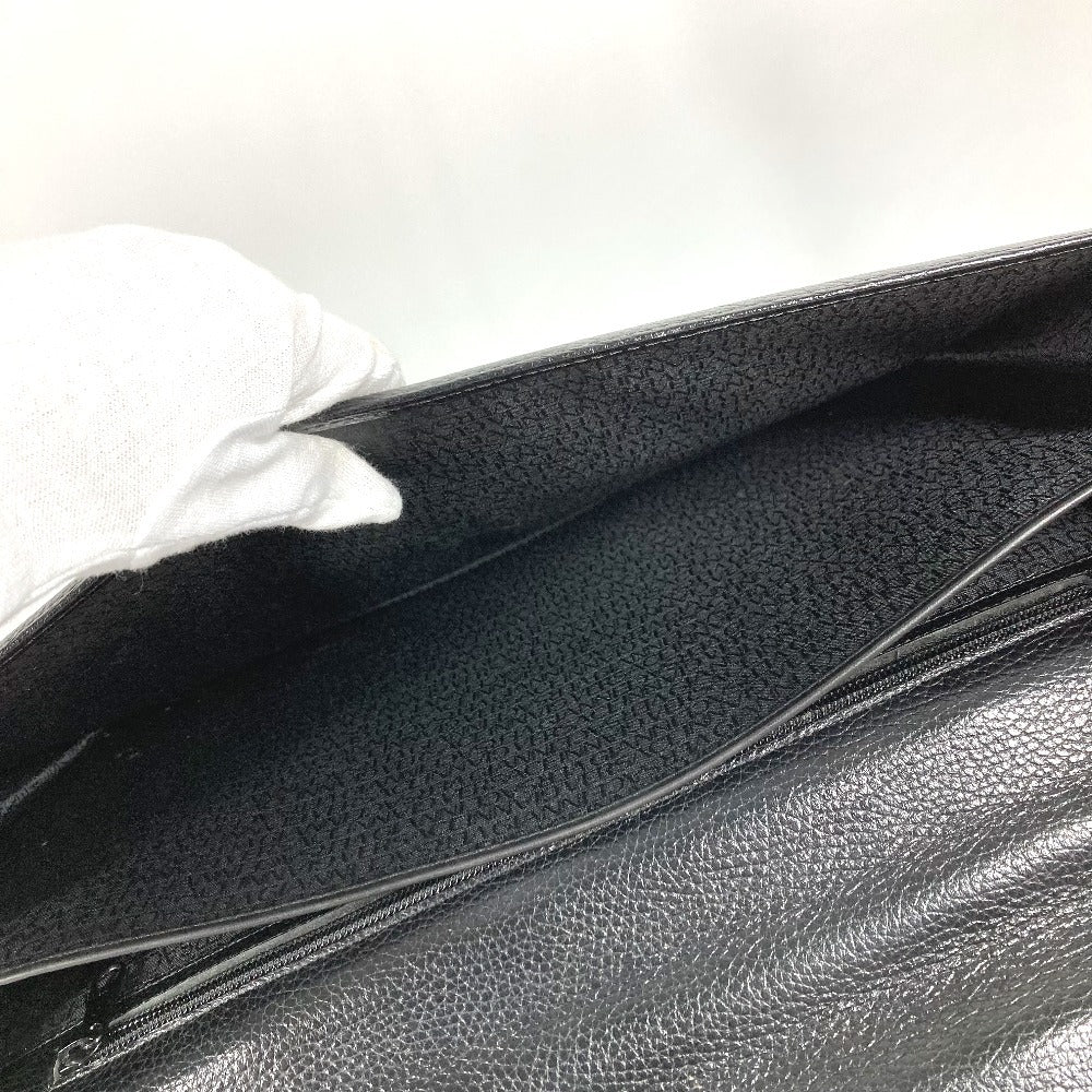 VERSACE ヴィンテージ メデューサ ロゴ カバン トートバッグ 書類バッグ ハンドバッグ ビジネスバッグ レザー ユニセックス ブラック