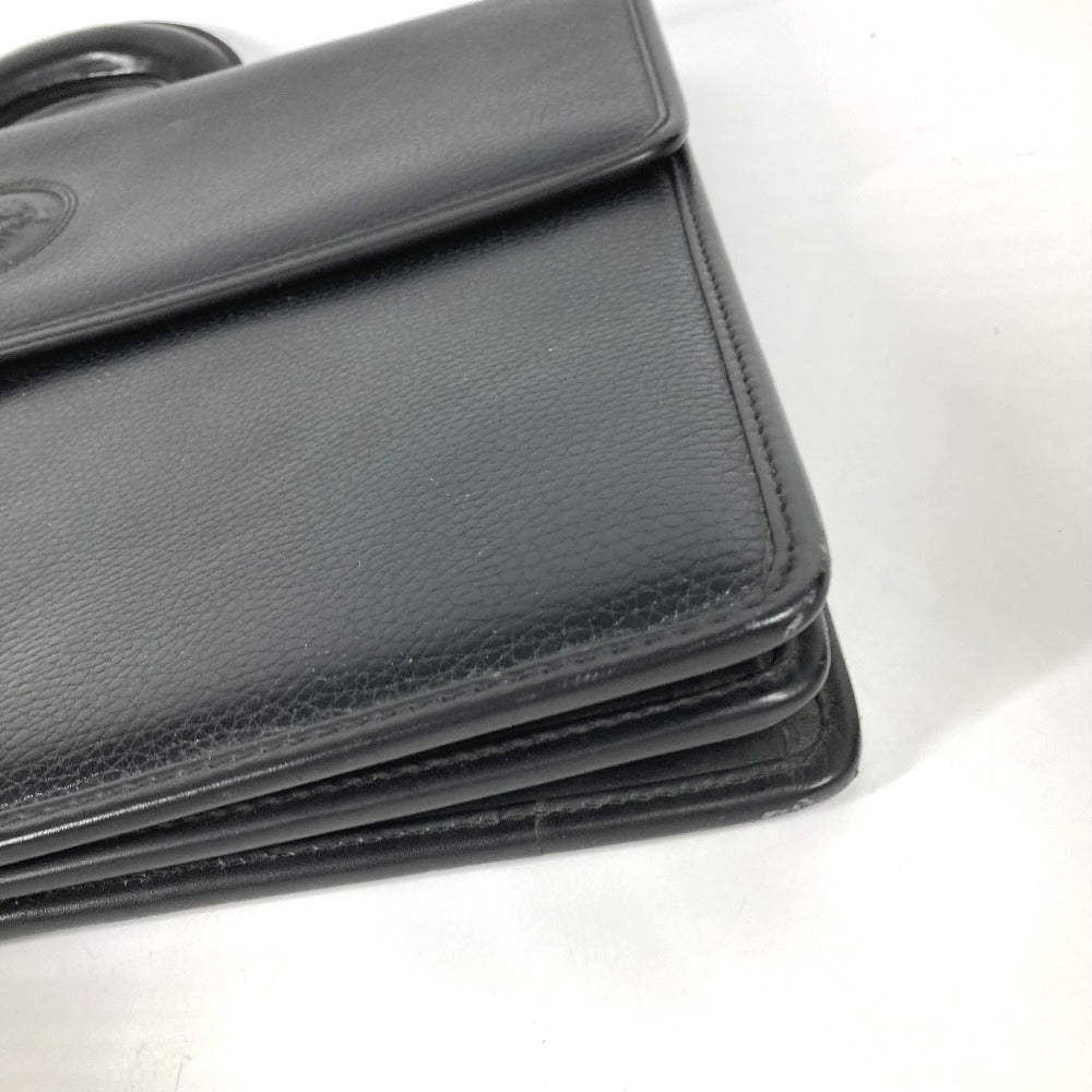 VERSACE ヴィンテージ メデューサ ロゴ カバン トートバッグ 書類バッグ ハンドバッグ ビジネスバッグ レザー ユニセックス ブラック