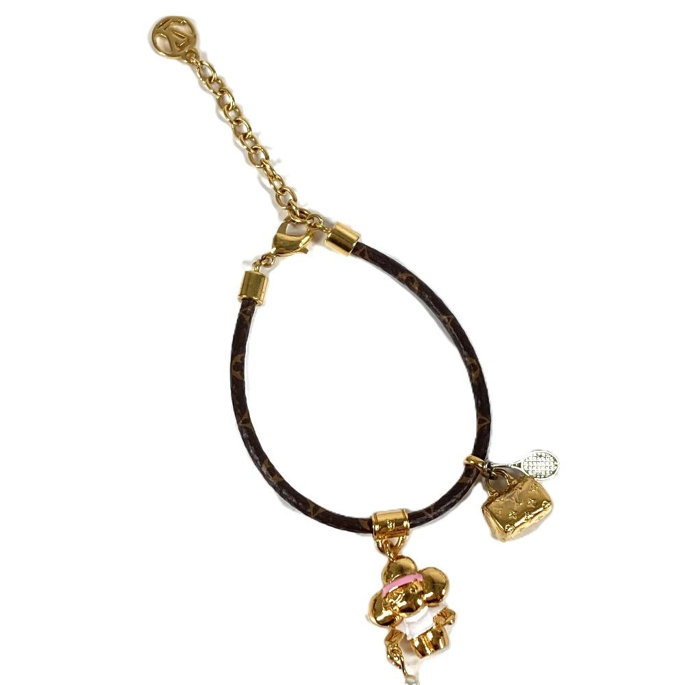 LOUIS VUITTON M8293Z モノグラム ヴィヴィエンヌ テニス アクセサリー バングル ブレスレット モノグラムキャンバス レディース ブラウン
