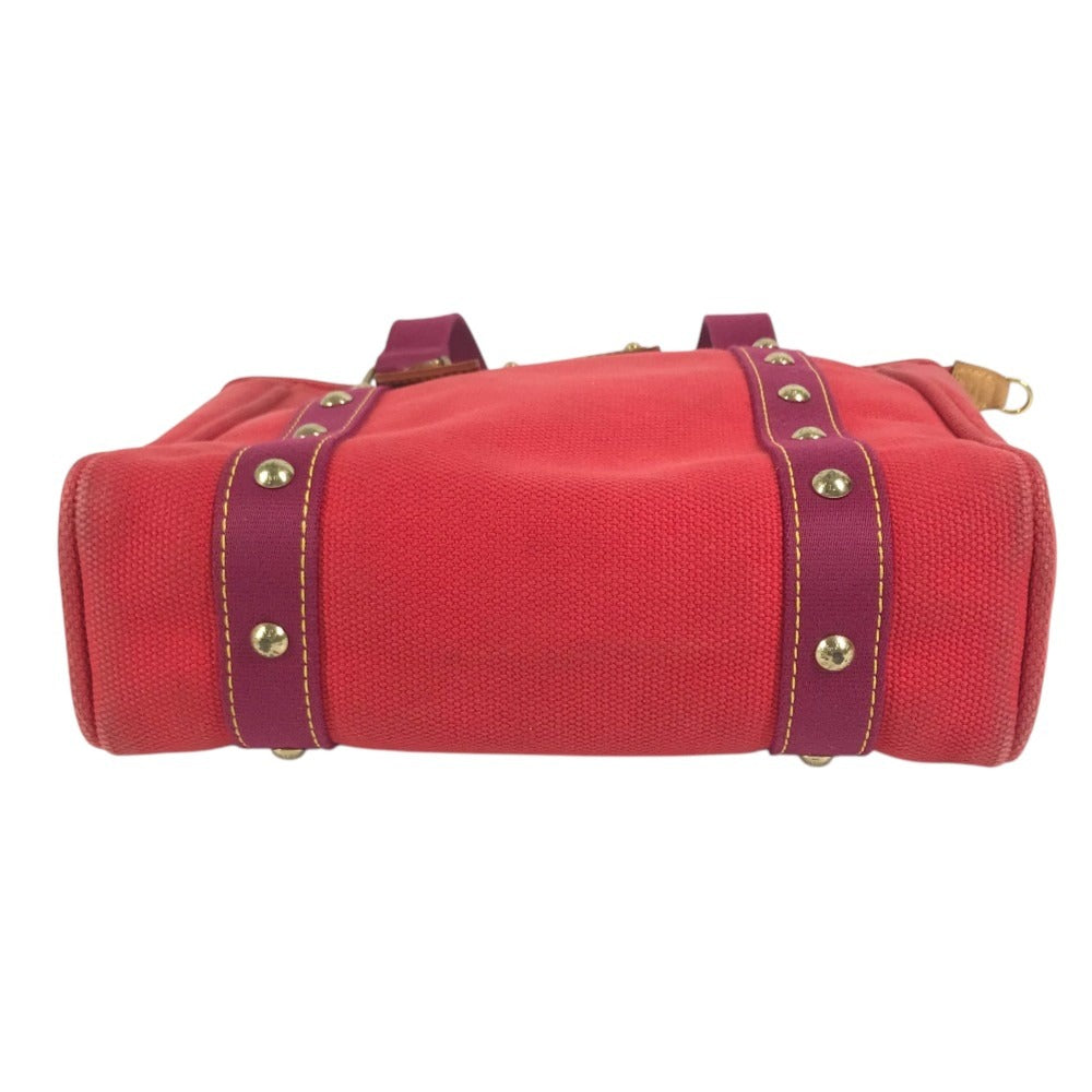 LOUIS VUITTON M40034 Antigua Cabas MM Tote bag, handbag Tote Bag Canvas Red Used