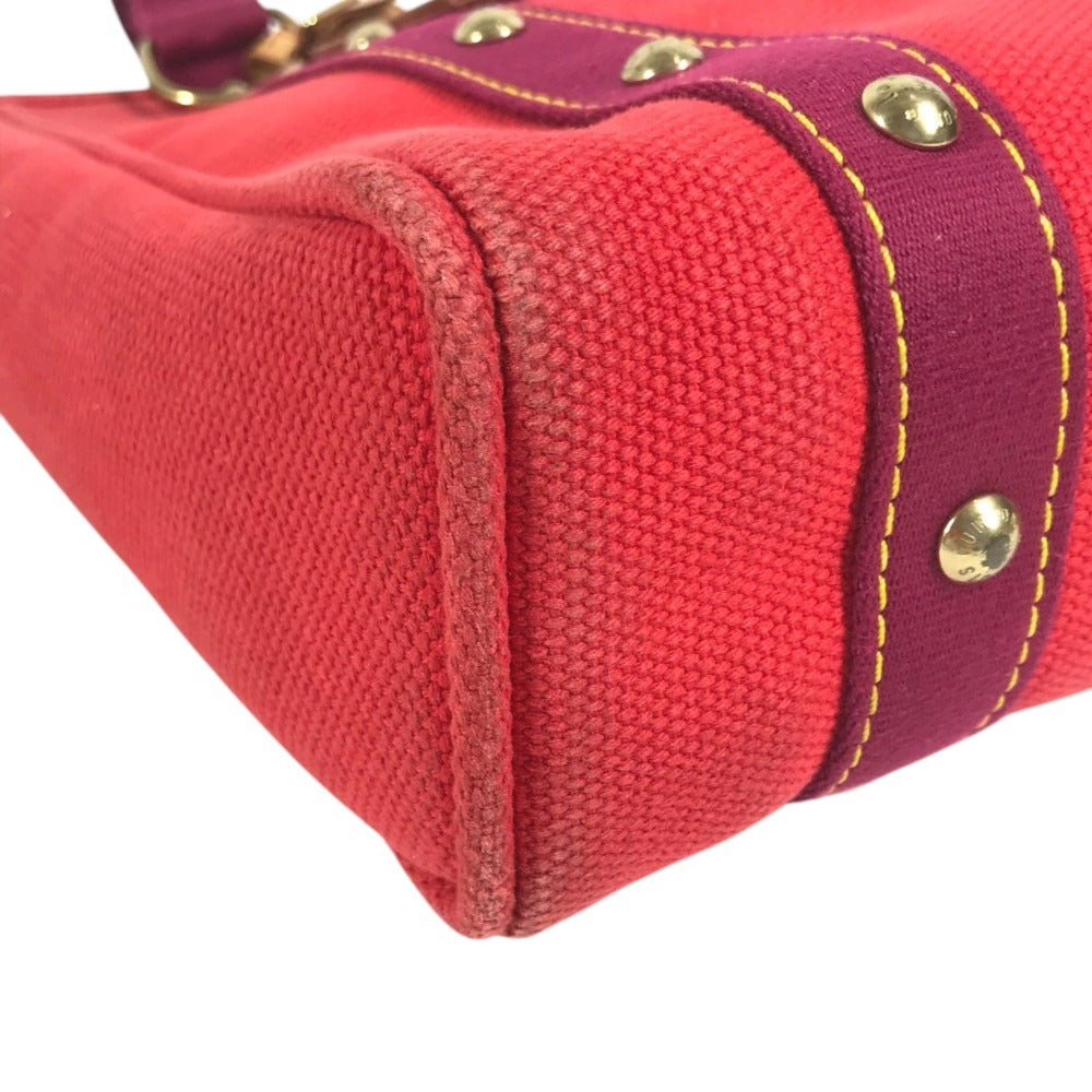 LOUIS VUITTON M40034 Antigua Cabas MM Tote bag, handbag Tote Bag Canvas Red Used