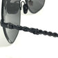 CHANEL 4281-Q-H Chain CC CC Mark logo eyewear glasses glasses sunglasses Metal Black Used