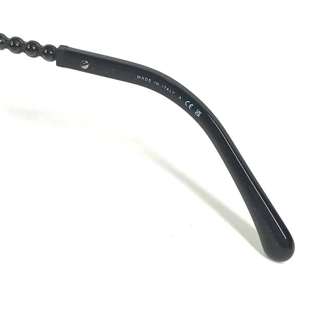 CHANEL 4281-Q-H Chain CC CC Mark logo eyewear glasses glasses sunglasses Metal Black Used
