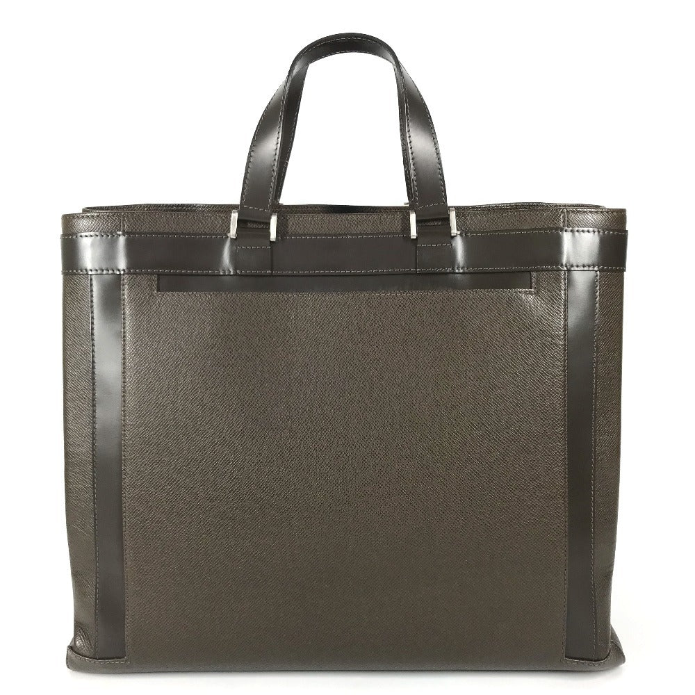 LOUIS VUITTON M31018 Taiga Kasbeck GM Kasbeck GM Business Bag Tote Bag Hand Bag Taiga Leather Grizzly Brown Used
