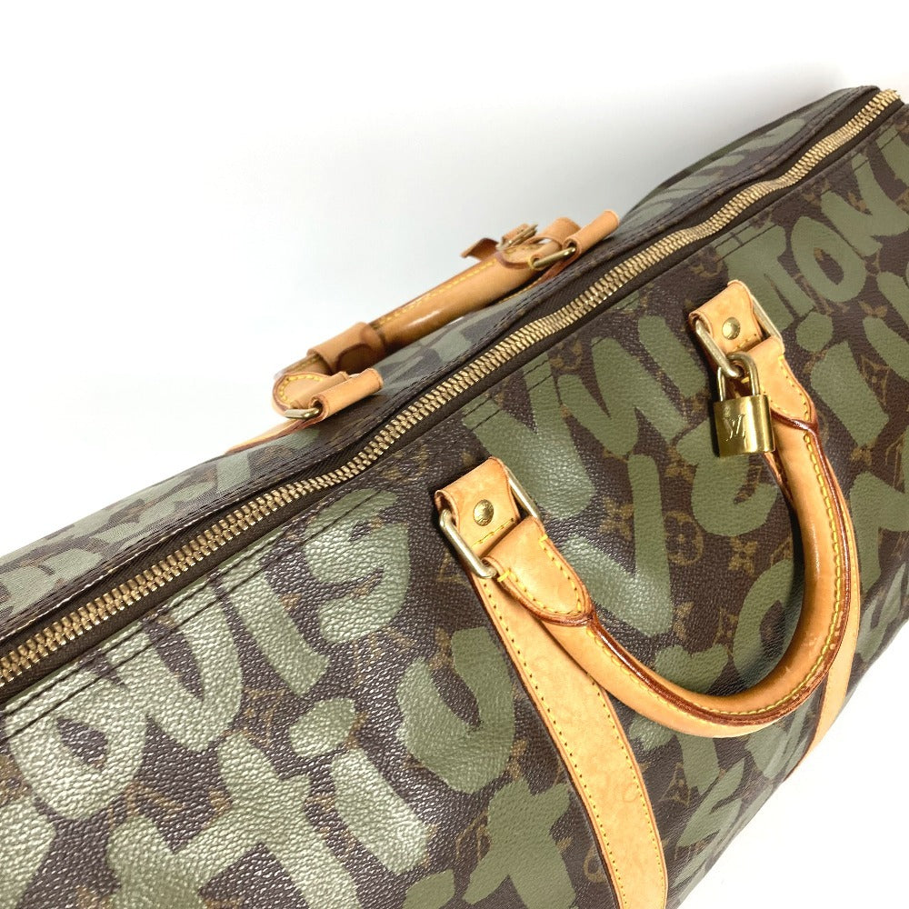 LOUIS VUITTON M92196 モノグラムグラフィティ キーポル50 キーポル 50 旅行バッグ カバン トラベルバッグ ハンドバッグ ボストンバッグ モノグラムグラフィティキャンバス ユニセックス カーキ