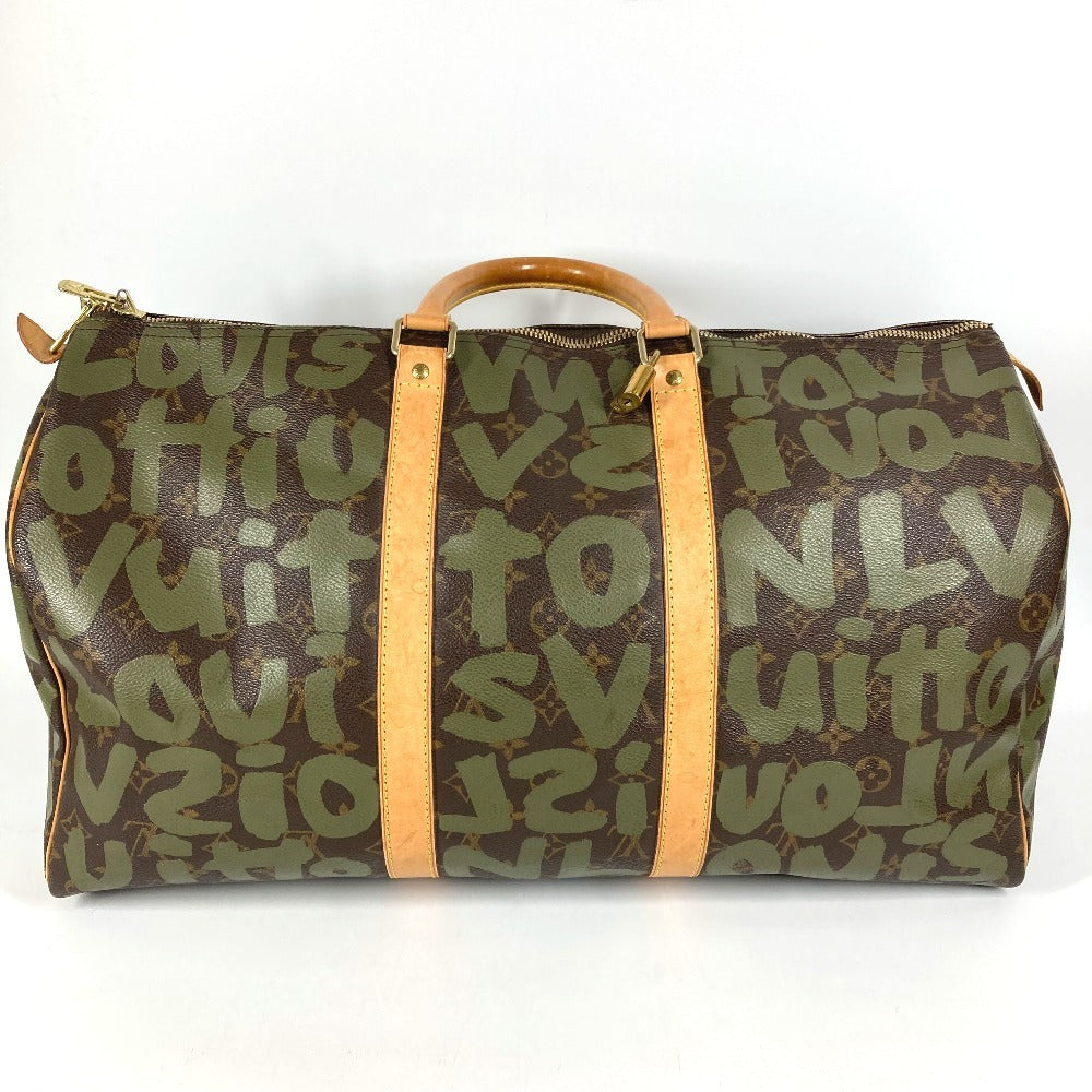 LOUIS VUITTON M92196 モノグラムグラフィティ キーポル50 キーポル 50 旅行バッグ カバン トラベルバッグ ハンドバッグ ボストンバッグ モノグラムグラフィティキャンバス ユニセックス カーキ