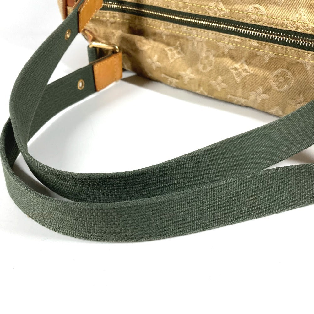 LOUIS VUITTON M95771 モノグラモフラージュリス リス 肩掛け トートバッグ カバン ボストンバッグ ショルダーバッグ モノグラムデニム ユニセックス カーキ