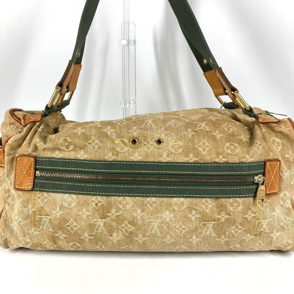 LOUIS VUITTON M95771 モノグラモフラージュリス リス 肩掛け トートバッグ カバン ボストンバッグ ショルダーバッグ モノグラムデニム ユニセックス カーキ