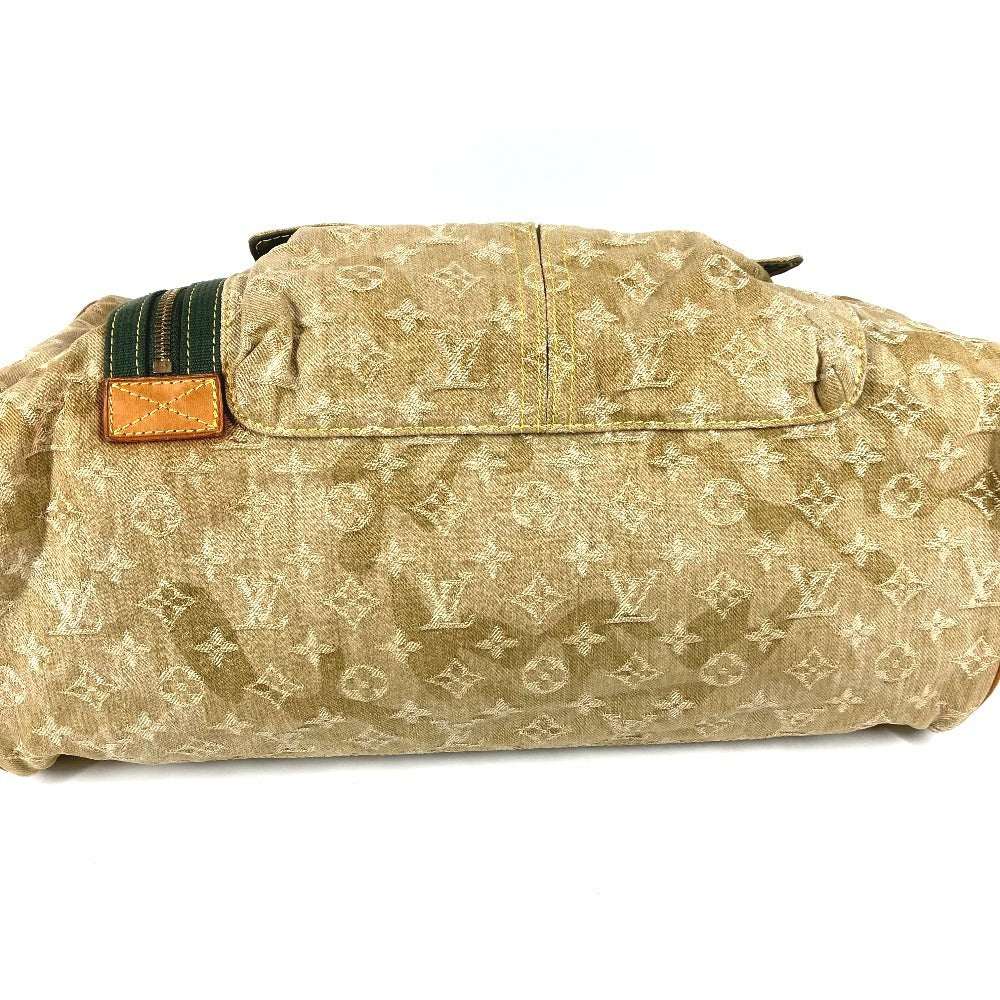 LOUIS VUITTON M95771 モノグラモフラージュリス リス 肩掛け トートバッグ カバン ボストンバッグ ショルダーバッグ モノグラムデニム ユニセックス カーキ