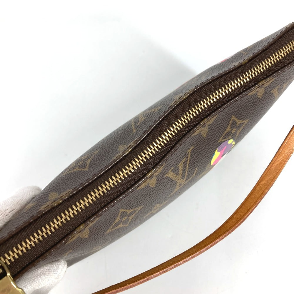 LOUIS VUITTON M51981 モノグラム パンダ 村上隆 ポシェットアクセソワール カバン アクセサリーポーチ ハンドバッグ ショルダーバッグ モノグラムキャンバス レディース ブラウン