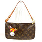 LOUIS VUITTON M51981 モノグラム パンダ 村上隆 ポシェットアクセソワール カバン アクセサリーポーチ ハンドバッグ ショルダーバッグ モノグラムキャンバス レディース ブラウン