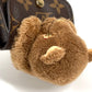 LOUIS VUITTON M01561 モノグラム 猫 キャット バッグチャーム・LV キュート モノグラム バッグチャーム キーホルダー モノグラムキャンバス レディース ブラウン