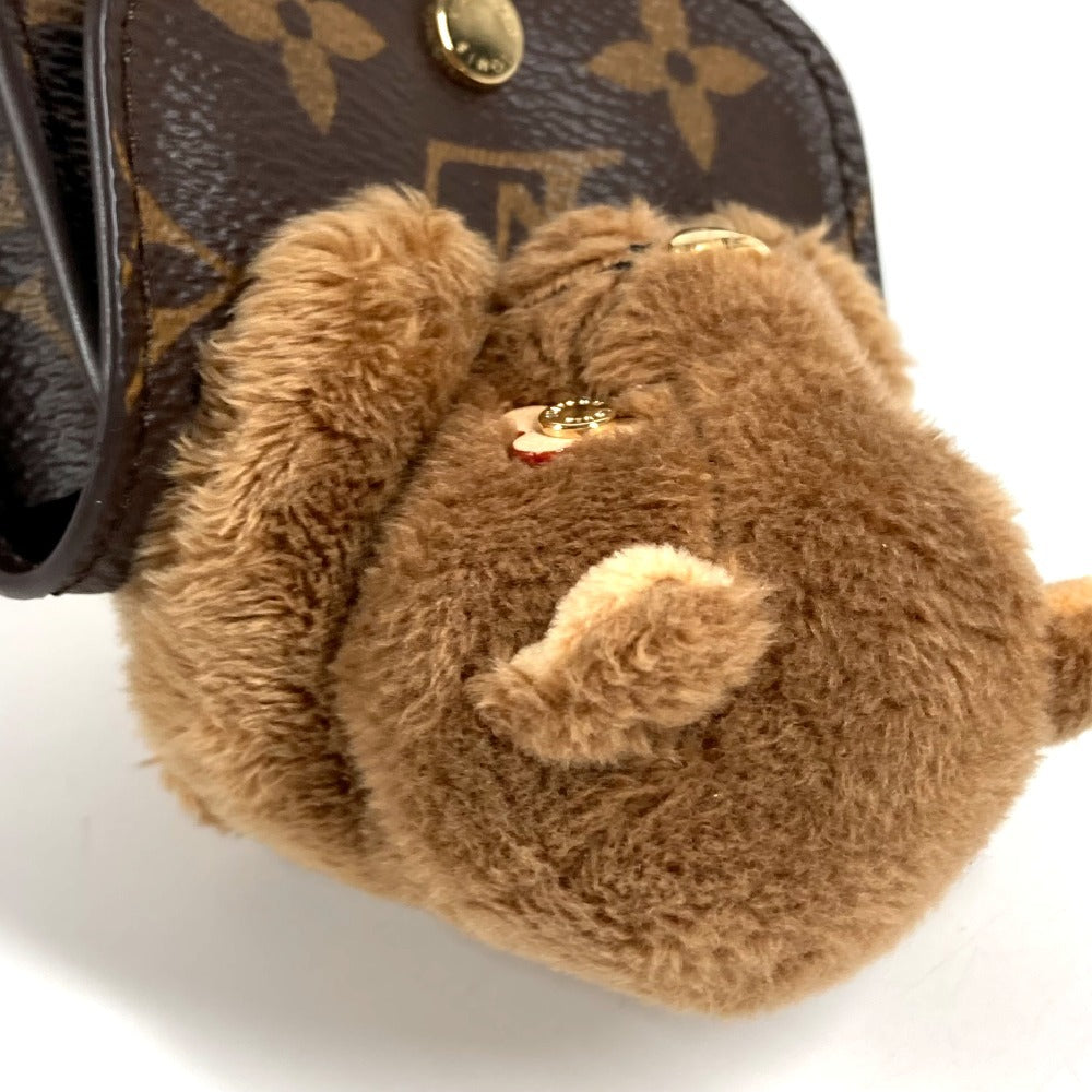 LOUIS VUITTON M01561 モノグラム 猫 キャット バッグチャーム・LV キュート モノグラム バッグチャーム キーホルダー モノグラムキャンバス レディース ブラウン