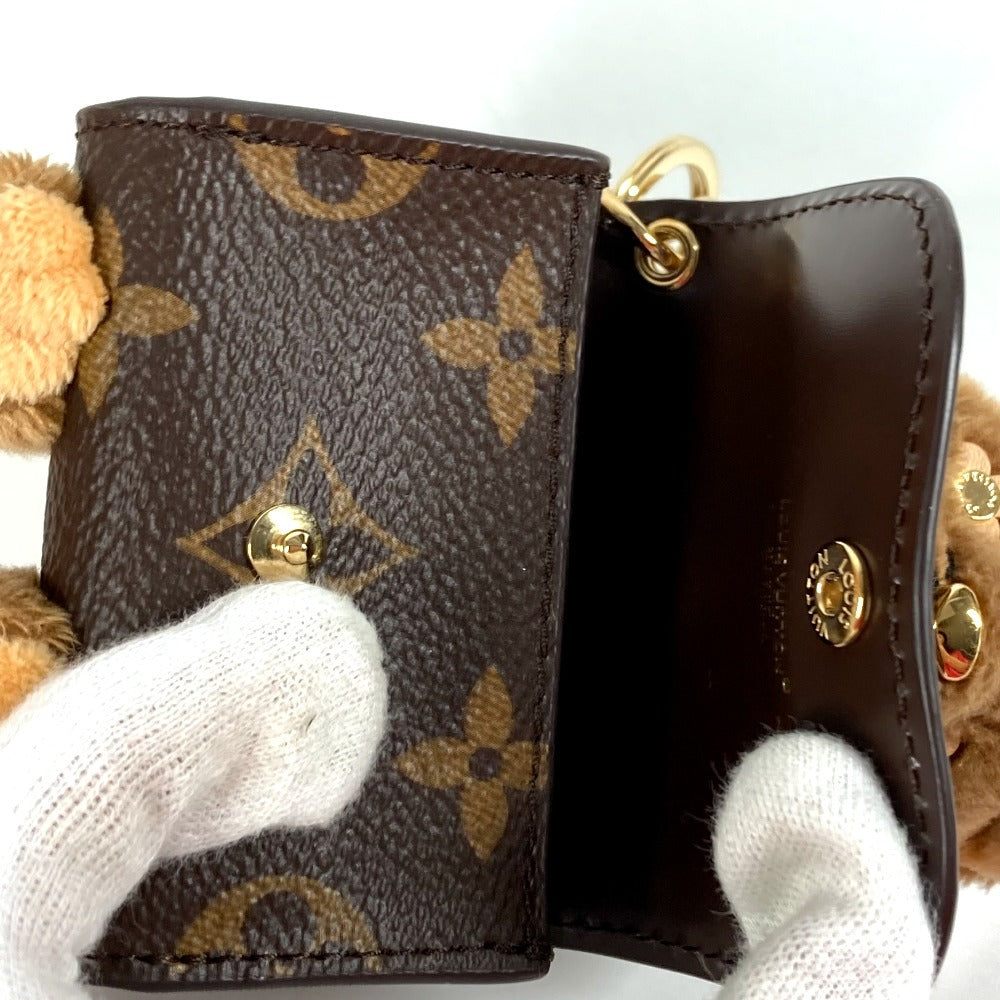 LOUIS VUITTON M01561 モノグラム 猫 キャット バッグチャーム・LV キュート モノグラム バッグチャーム キーホルダー モノグラムキャンバス レディース ブラウン