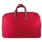 HERMES H-Punching Logo Hoodie Travel Bag, Felt Boston Bag, Unisex, Red