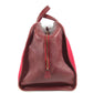 HERMES H-Punching Logo Hoodie Travel Bag, Felt Boston Bag, Unisex, Red