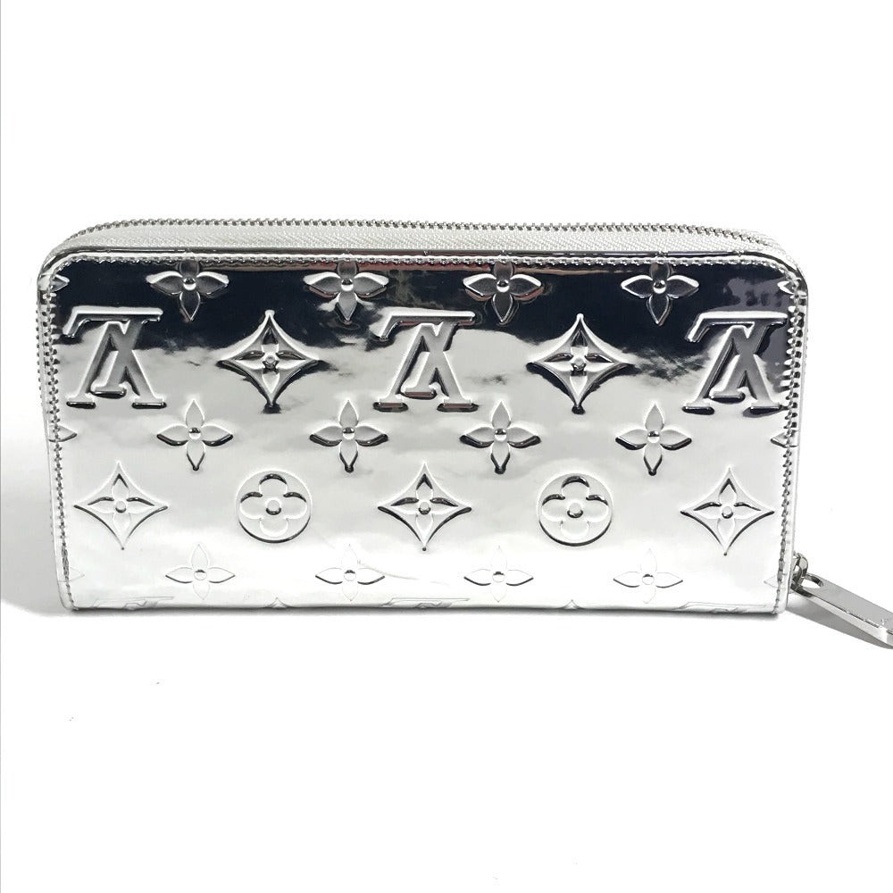 LOUIS VUITTON M83543 LV SKI モノグラムミロワール ジッピー･ウォレット ロングウォレット ラウンドファスナー 長財布 レザー ユニセックス シルバー