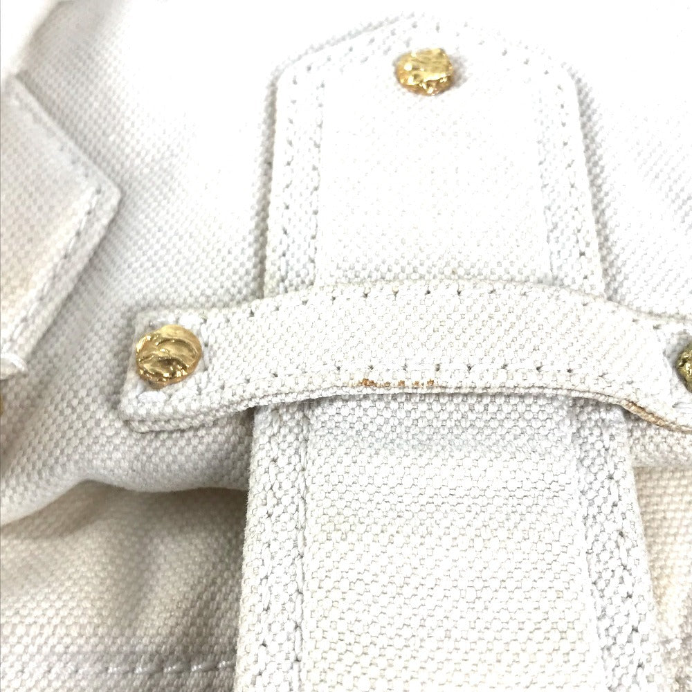 LOUIS VUITTON M95409 ポルカドッツ・パナマ ボウリィ ショルダーバッグ ベル付き カバン 肩掛け ボストンバッグ ハンドバッグ キャンバス レディース ホワイト系