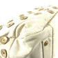 LOUIS VUITTON M95409 ポルカドッツ・パナマ ボウリィ ショルダーバッグ ベル付き カバン 肩掛け ボストンバッグ ハンドバッグ キャンバス レディース ホワイト系