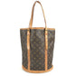 LOUIS VUITTON M42236 モノグラム バケットGM バケツ バケット GM 肩掛け バケツ型 ばけつ トートバッグ カバン ショルダーバッグ モノグラムキャンバス ユニセックス ブラウン