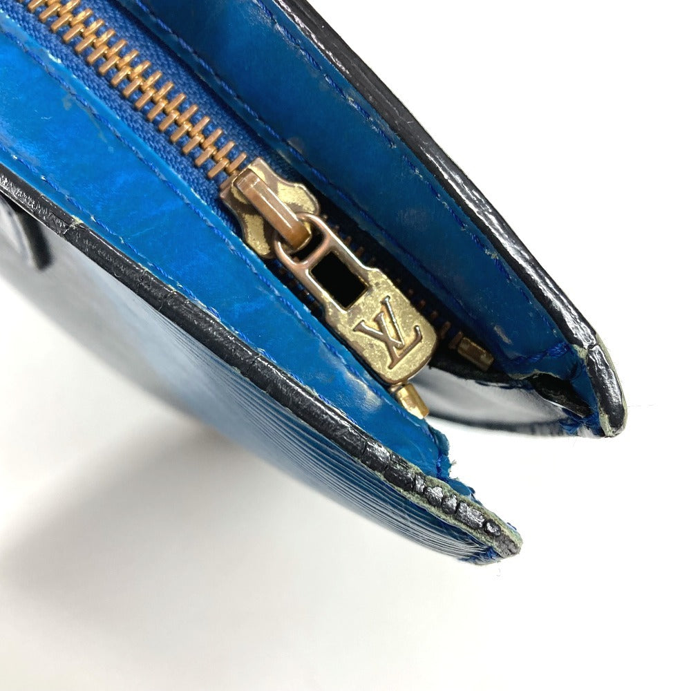 LOUIS VUITTON M52275 エピ サンジャック ショルダーバッグ カバン 肩掛け トートバッグ エピレザー レディース トレドブルー ブルー