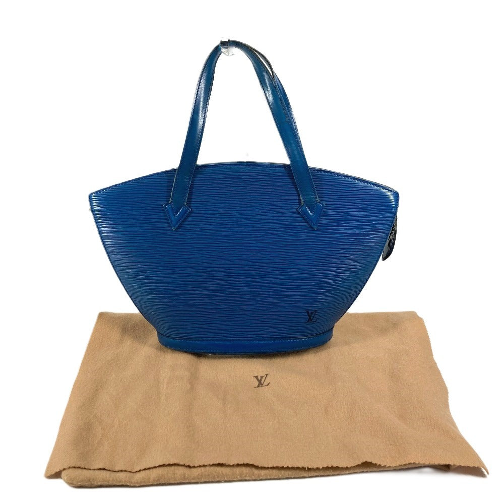LOUIS VUITTON M52275 エピ サンジャック ショルダーバッグ カバン 肩掛け トートバッグ エピレザー レディース トレドブルー ブルー
