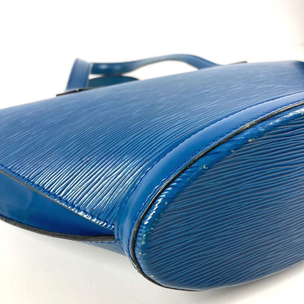 LOUIS VUITTON M52275 エピ サンジャック ショルダーバッグ カバン 肩掛け トートバッグ エピレザー レディース トレドブルー ブルー