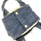 CHANEL A31985 Sparkling Denim CC Coco Mark Logo Bag Tote Bag Handbag Denim Women's Blue