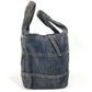 CHANEL A31985 Sparkling Denim CC Coco Mark Logo Bag Tote Bag Handbag Denim Women's Blue