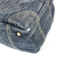 CHANEL A31985 Sparkling Denim CC Coco Mark Logo Bag Tote Bag Handbag Denim Women's Blue