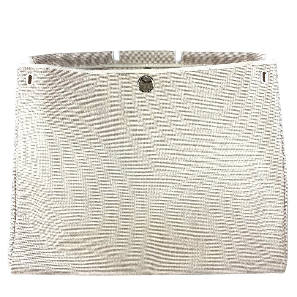 HERMES Herbag Herbag Replacement Bag Only Handbag Shoulder Bag Canvas Unisex Beige