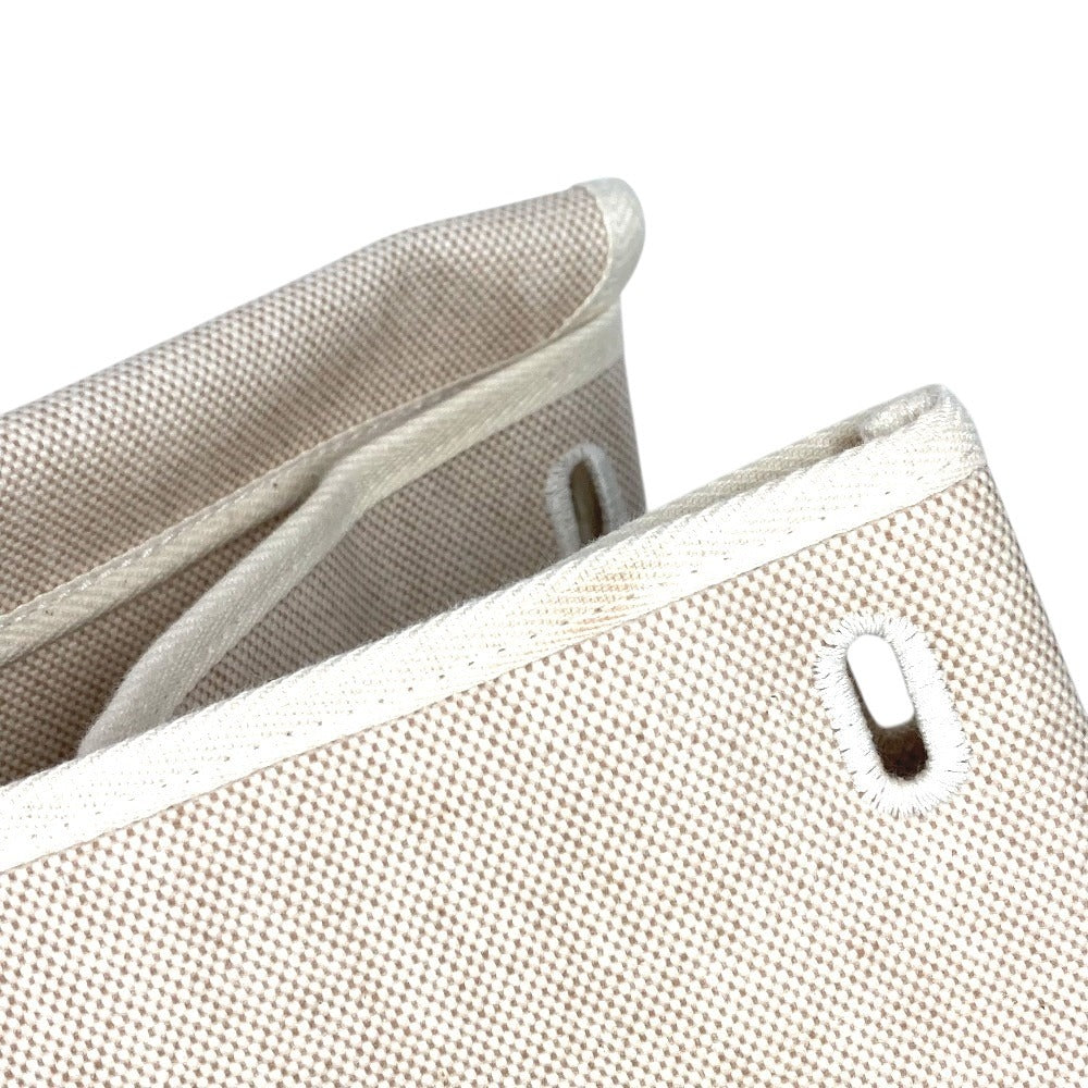 HERMES Herbag Herbag Replacement Bag Only Handbag Shoulder Bag Canvas Unisex Beige