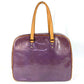 LOUIS VUITTON M91081 Monogram Vernis Sutton Boston Bag/Shoulder Tote Bag in Monogram Vernis Canvas, Women's, Violet and Purple