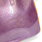LOUIS VUITTON M91081 Monogram Vernis Sutton Boston Bag/Shoulder Tote Bag in Monogram Vernis Canvas, Women's, Violet and Purple