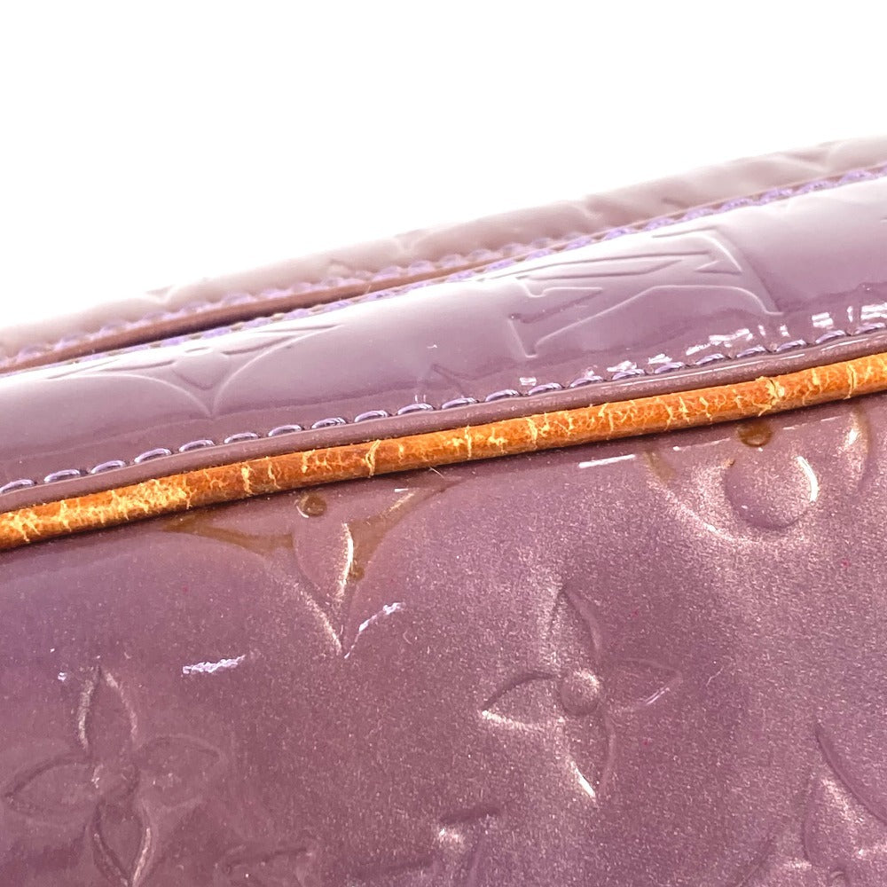 LOUIS VUITTON M91081 Monogram Vernis Sutton Boston Bag/Shoulder Tote Bag in Monogram Vernis Canvas, Women's, Violet and Purple