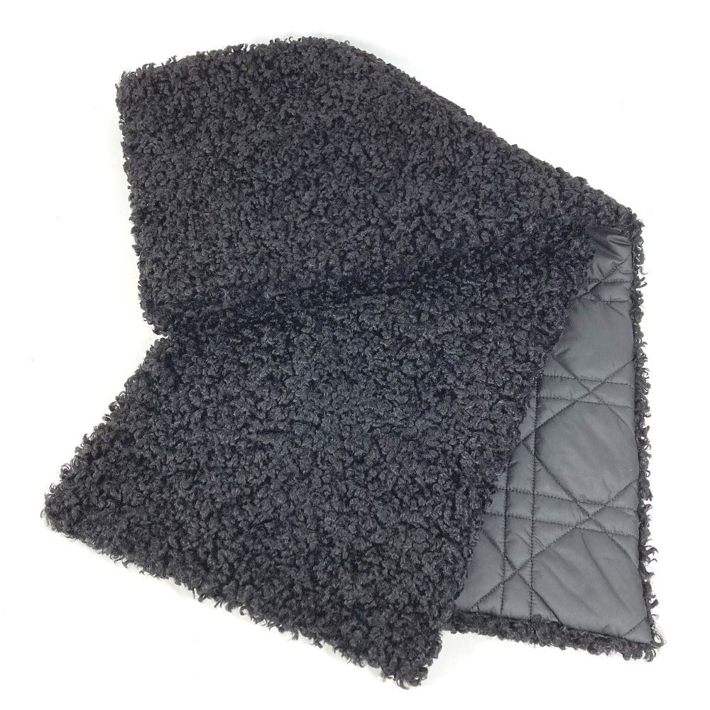 Dior Fur Accessories Scarf Fur Unisex Black