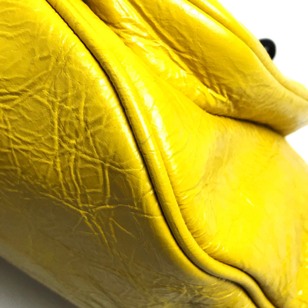 BALENCIAGA 529550 EXPLORER BELT PACK Leather Body Bag, Unisex, Yellow
