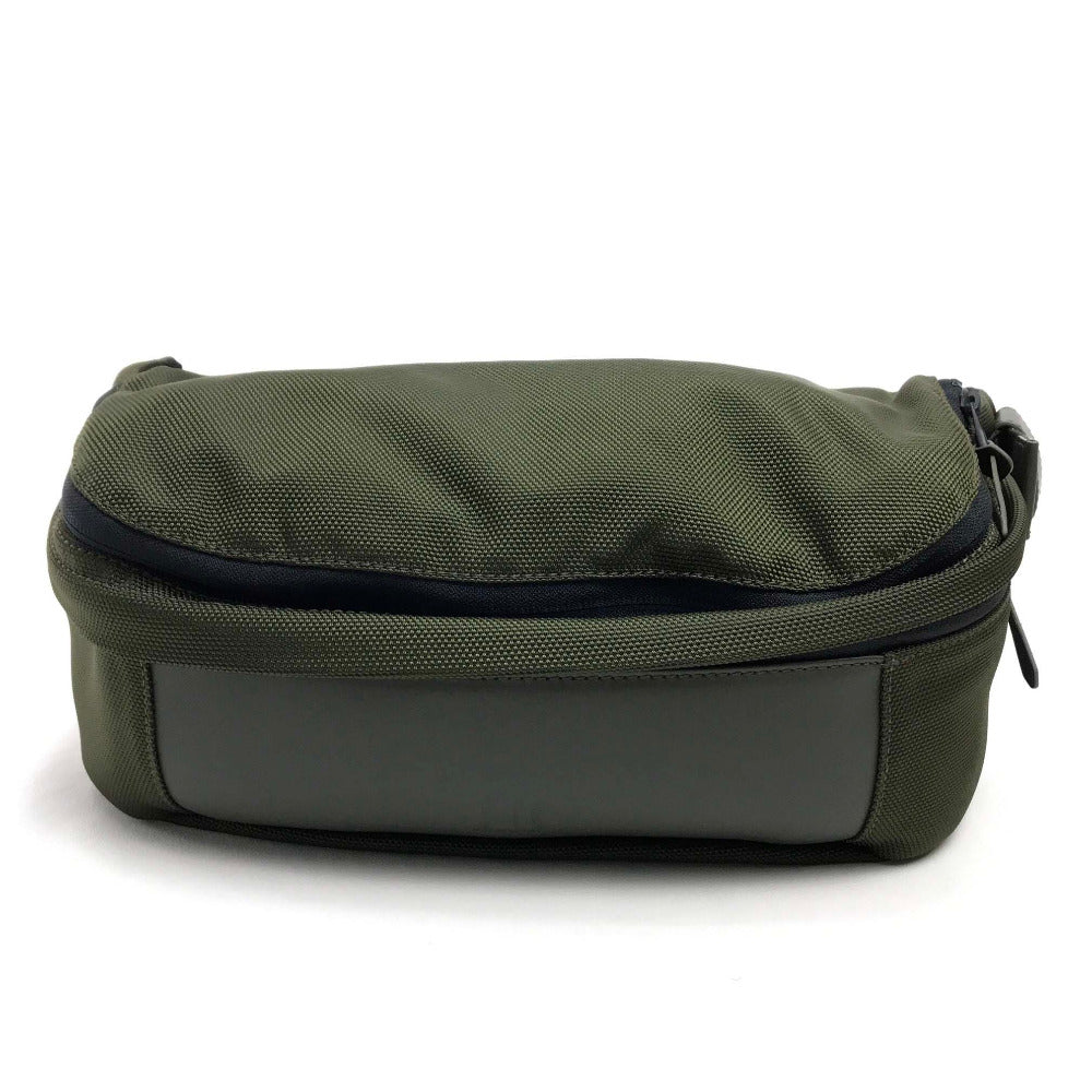 Dunhill 18F3970TR312R 2-Way Backpack/Body Bag, Canvas, Men's, Khaki