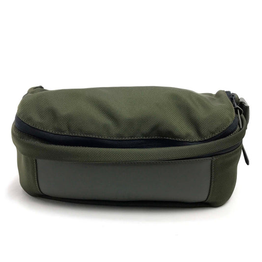 Dunhill 18F3970TR312R 2-Way Backpack/Body Bag, Canvas, Men's, Khaki