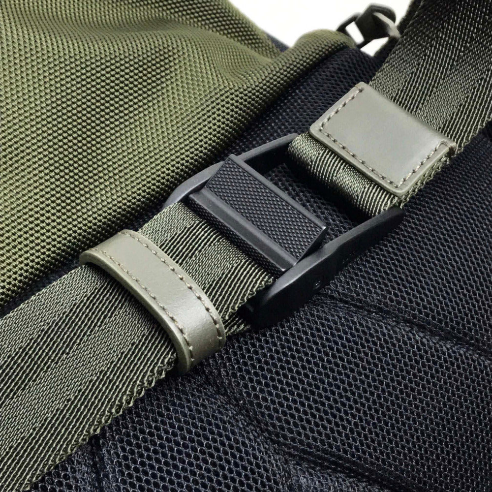 Dunhill 18F3970TR312R 2-Way Backpack/Body Bag, Canvas, Men's, Khaki