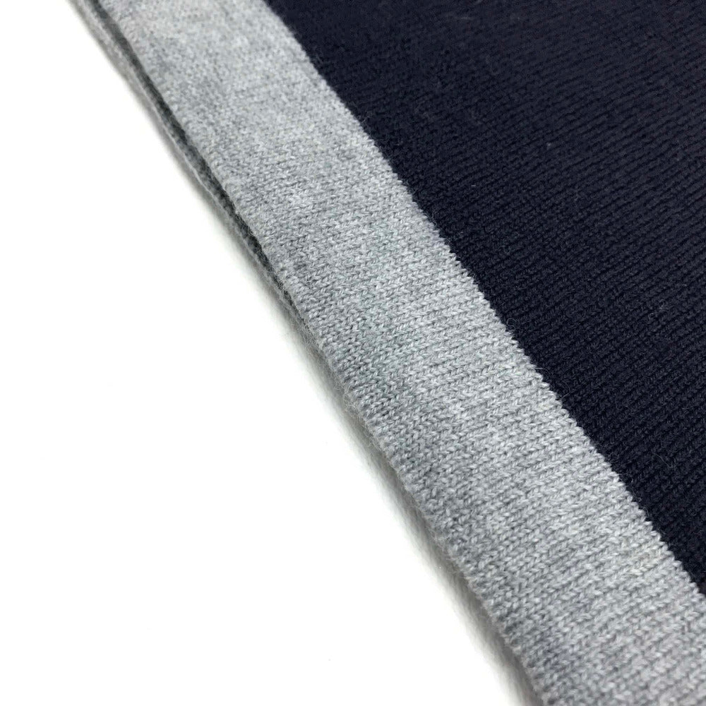 LOUIS VUITTON MP2236 Echarpe Gravity Wool Scarf, Men's, Navy