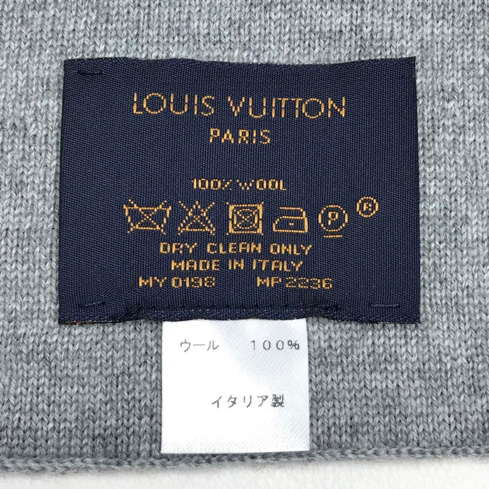 LOUIS VUITTON MP2236 Echarpe Gravity Wool Scarf, Men's, Navy