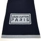 LOUIS VUITTON MP2236 Echarpe Gravity Wool Scarf, Men's, Navy