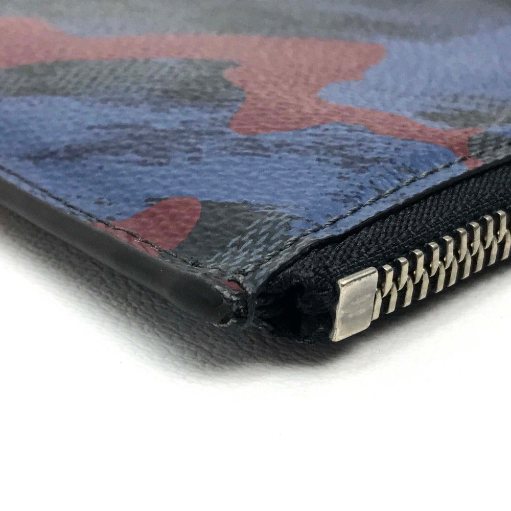 LOUIS VUITTON N63292 ダミエコバルト カモフラージュ ポシェットジュールGM カバン 迷彩 クラッチバッグ ダミエグラフィットキャンバス メンズ マルチカラー