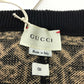 GUCCI 484340 Skull Decorative Pattern Pants, Cotton, Kids, Beige x Black