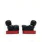 LOUIS VUITTON QAB030 Monogram Horizon Wireless Bluetooth Earphones (2019) in Stainless Steel, Red