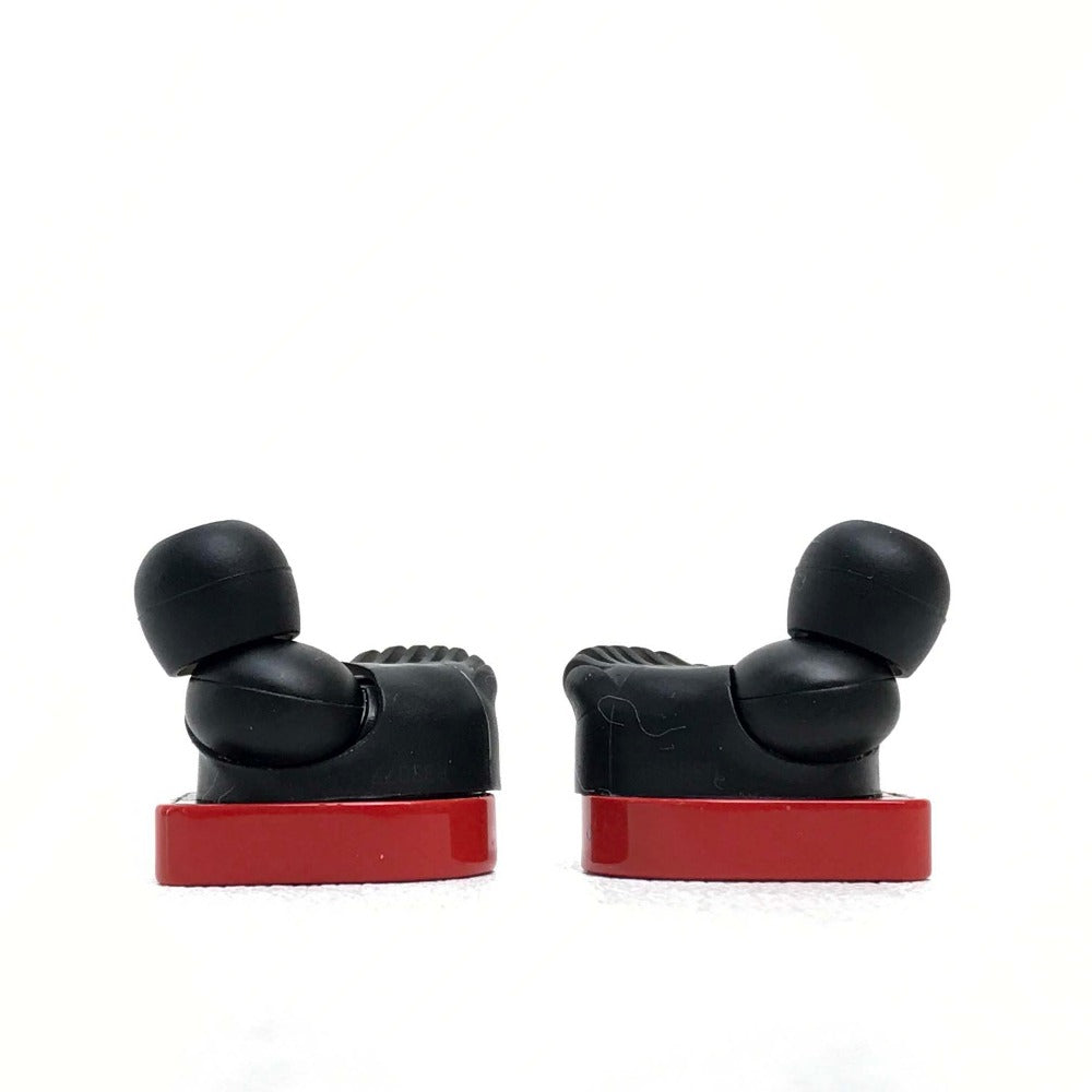 LOUIS VUITTON QAB030 Monogram Horizon Wireless Bluetooth Earphones (2019) in Stainless Steel, Red